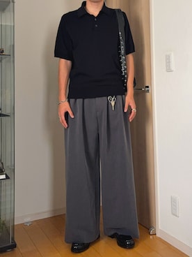 「アイテム（キーケース/キーアクセサリー）」を使った、Tsubasaさん（メンズ・180cm・20代）の秋コーディネート
