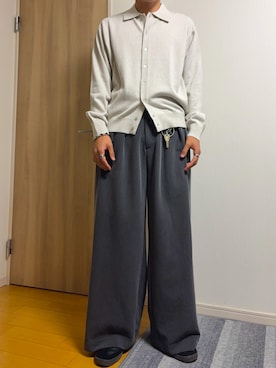 「アイテム（キーケース/キーアクセサリー）」を使った、Tsubasaさん（メンズ・180cm）の秋コーディネート