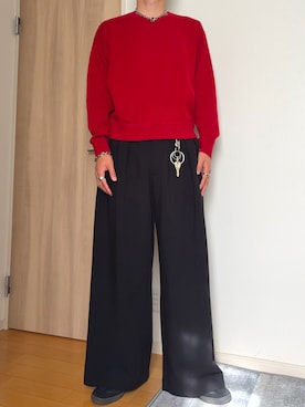 「アイテム（キーケース/キーアクセサリー）」を使った、Tsubasaさん（メンズ・180cm）の秋コーディネート
