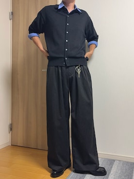 「アイテム（キーケース/キーアクセサリー）」を使った、Tsubasaさん（メンズ・180cm）の秋コーディネート