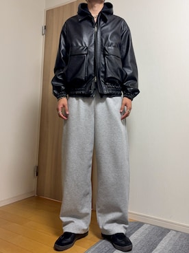 「アイテム（パーカー）」を使った、Tsubasaさん（メンズ・180cm・20代）の秋コーディネート