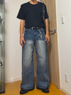 「アイテム（キーケース/キーアクセサリー）」を使った、Tsubasaさん（メンズ・180cm）の秋コーディネート