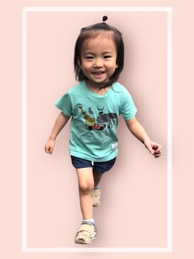 「アイテム（パンツ）」を使った、真珠〠兄弟さん（キッズ・90cm）の秋コーディネート