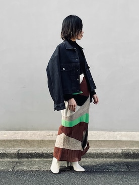 「TENTO（テント）のアイテム」を使った、_______t_naさん（レディース・154cm）の秋コーディネート