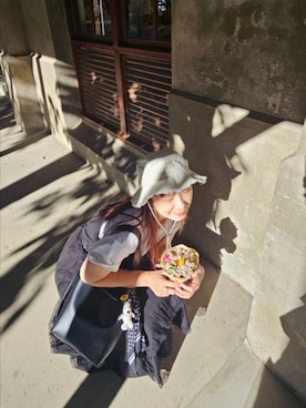 「アイテム（ハット）」を使った、sallyswardrobeさん（レディース・168cm）の秋コーディネート