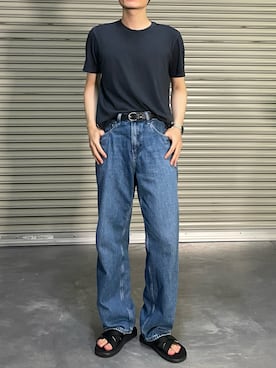 あら👤全身ユニクロさん（メンズ・176cm）の夏コーディネート