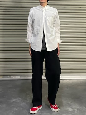 「アイテム（スウェットパンツ）」を使った、あら👤全身ユニクロさん（メンズ・176cm）の秋コーディネート
