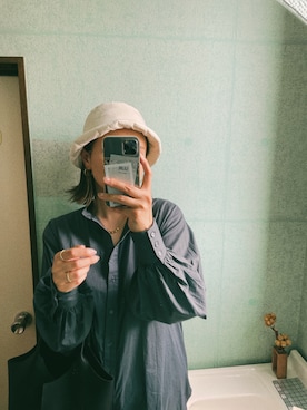 「kasane（カサネ）のアイテム」を使った、cacoさん（レディース・170cm）の秋コーディネート