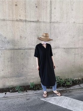 「kasane（カサネ）のアイテム」を使った、cacoさん（レディース・170cm）の夏コーディネート