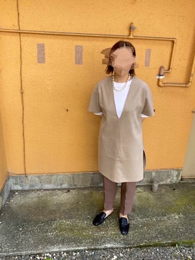 「kasane（カサネ）のアイテム」を使った、cacoさん（レディース・170cm）の夏コーディネート