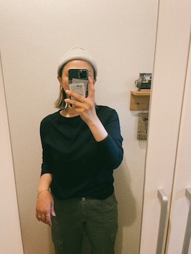 「kasane（カサネ）のアイテム」を使った、cacoさん（レディース・170cm）の秋コーディネート