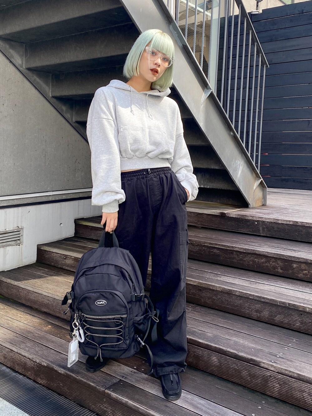 X-girl バンジーコードバックパック✨️NEWカラー : グレー✨️PC収納付き BUNGEE CORD BACKPACK X-girl – calif（カリフ）公式サイト