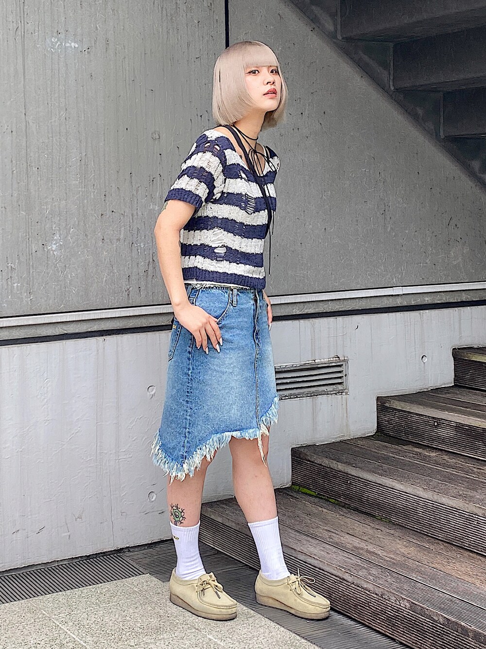 エックスガール X-girl レディース ヘイズ ショートスリーブT