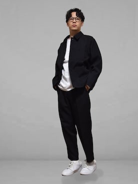 「green label relaxing（グリーンレーベルリラクシング）のアイテム（ブルゾン）」を使った、xo.takahiroさん（メンズ・174cm）の秋コーディネート
