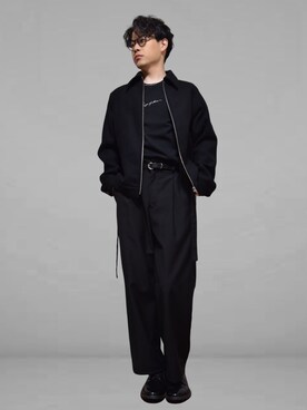「MONKEY TIME（モンキータイム）のアイテム（ブルゾン）」を使った、xo.takahiroさん（メンズ・174cm）の秋コーディネート