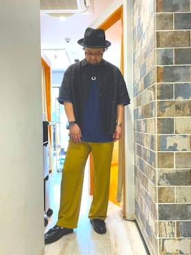「UNITED ARROWS（ユナイテッドアローズ）のアイテム」を使った、ミナト／ちょいデブでも細く見えるコーデさん（メンズ・171cm）の夏コーディネート