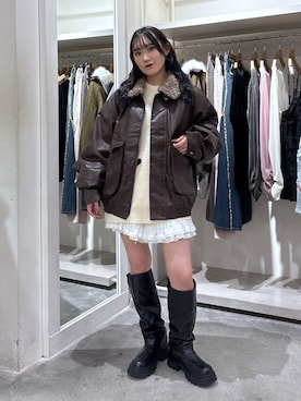 みうさん（レディース・152cm）の冬コーディネート