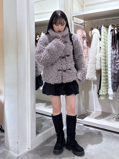 セール】モコモコプードルアウター（その他アウター）｜w closet