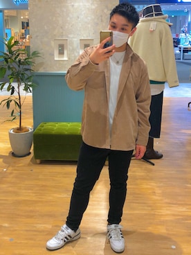 「AZUL by moussy（アズールバイマウジー）のアイテム」を使った、ヒロさん（メンズ・170cm）の秋コーディネート