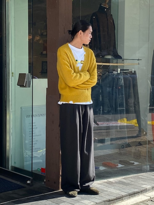 Toironier/トワロニエ/mohair v neck knit