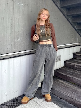 「アイテム（キーホルダー）」を使った、古内 麻衣さん（レディース・157cm）の夏コーディネート