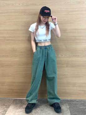 古内 麻衣さん(レディース・157cm)の夏コーディネート