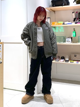 X-girlのMA-1を使った人気ファッションコーディネート - WEAR X-girlのMA-1を使った人気ファッションコーディネート - WEAR
