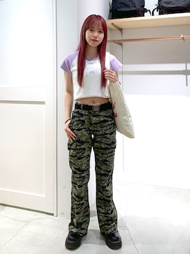 古内 麻衣さん（レディース・157cm）の夏コーディネート