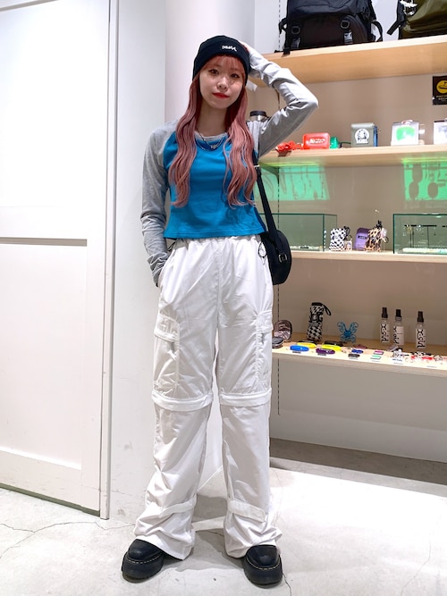 パンツ GATHERED WAIST CARGO PANTS X-girl X-girl カーゴパンツ GATHERED WAIST CARGO PANTS レディース