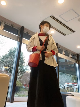 「niko and...（ニコアンド）のアイテム（その他アウター）」を使った、 Lucyさん（レディース・169cm）の冬コーディネート