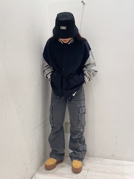 理子さん(レディース・152cm)の春コーディネート