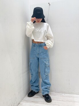 理子さん(レディース・152cm)の春コーディネート