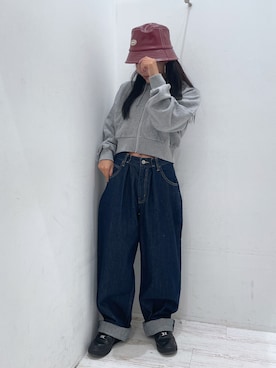 理子さん（レディース・152cm）の秋コーディネート