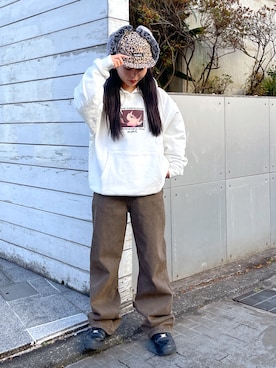 理子さん（レディース・152cm）の冬コーディネート