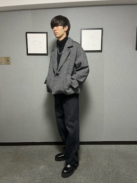 「HARE（ハレ）のアイテム（その他アウター）」を使った、kazuyaさん（メンズ・179cm）の冬コーディネート