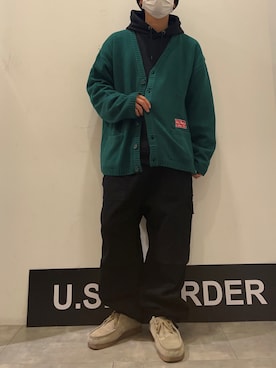 「アイテム（モカシン/デッキシューズ）」を使った、USboarder nogiさん（メンズ・168cm）の春コーディネート