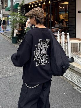 「アイテム（スウェット）」を使った、shibaoutfitsさん（レディース・154cm・20代）の秋コーディネート