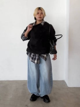 「シャツワンピース」｜shibaoutfitsさん（レディース・154cm）の秋コーディネート