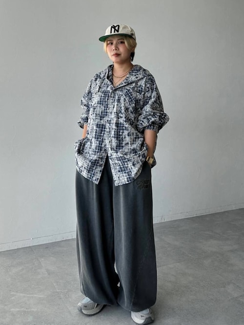 UNISEX》オンブレフードシャツ（シャツ/ブラウス）｜PBLIM