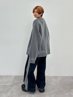 「アイテム（スウェット）」を使った、shibaoutfitsさん（レディース・154cm・20代）の夏コーディネート