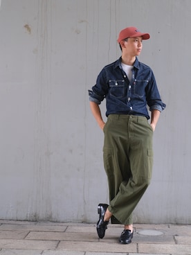 「HINSON」｜nabetoさん（メンズ・174cm）の夏コーディネート