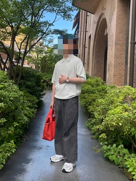「アイテム（チノパンツ）」を使った、ぴろまさん（メンズ・166cm・20代）の夏コーディネート