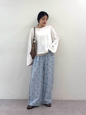 「CIAOPANIC TYPY（チャオパニックティピー）のアイテム（シューズ）」を使った、yunaさん（レディース・153cm）の春コーディネート