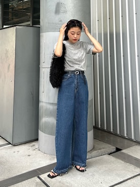 「CIAOPANIC TYPY（チャオパニックティピー）のアイテム」を使った、yunaさん（レディース・153cm）の夏コーディネート
