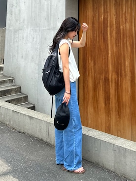 「SEADAM（シーダム）のアイテム」を使った、yunaさん（レディース・153cm）の夏コーディネート