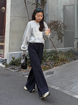 yunaさん（レディース・153cm）の冬コーディネート