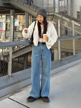 yunaさん（レディース・153cm）の冬コーディネート