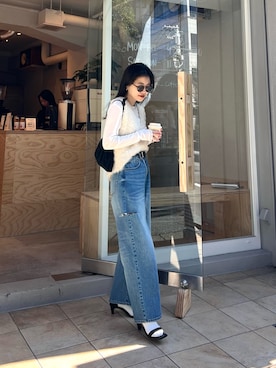 yunaさん(レディース・153cm)の冬コーディネート