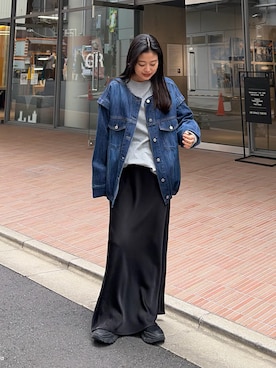 yunaさん（レディース・153cm）の冬コーディネート