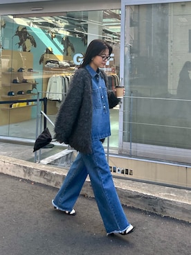 yunaさん（レディース・153cm）の冬コーディネート